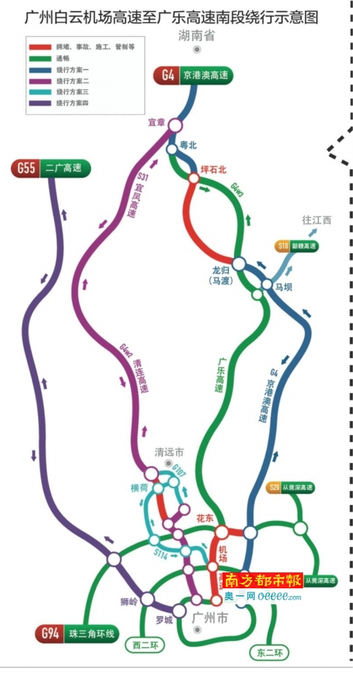 回家过年9高速堵车该咋走