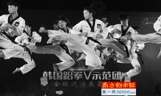 韩国青少年跆拳道高手东莞巡演三场 免费看
