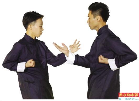 《叶问4:完结篇》的主创人员展示咏春拳.