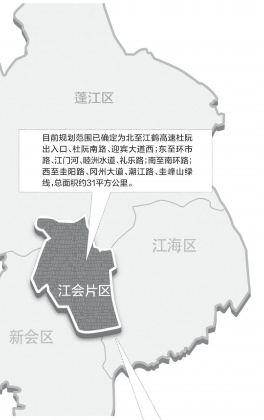 新会撤市设区13年 江会片区何日腾飞