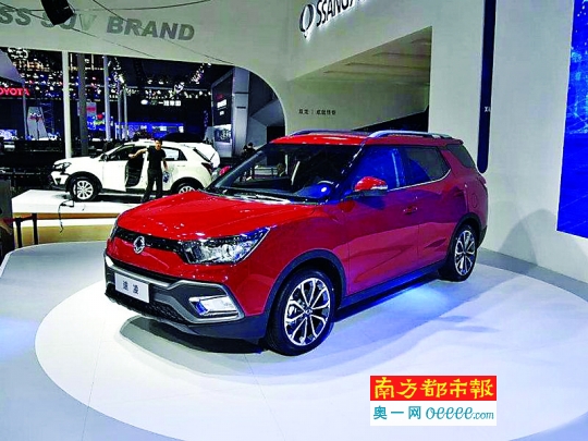 韩国双龙汽车在中国市场正式发布了最新的都市休闲su v—双龙途凌